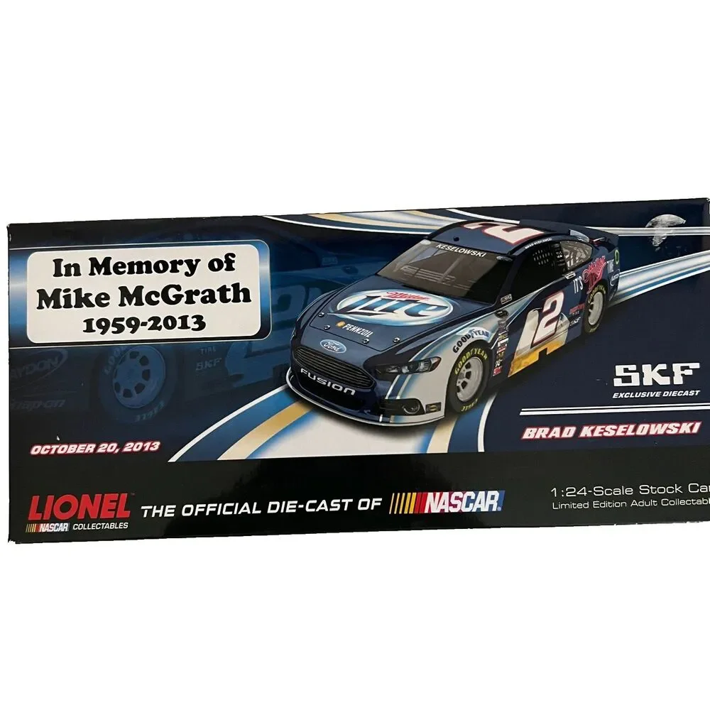 2013 Brad Keselowski Miller Lite SKF Nascar Promo Memory of Mike McGrath 1:24 LE